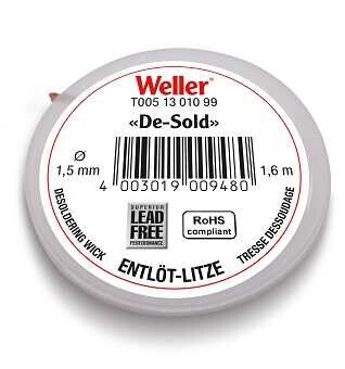 Weller - Weller T0051301099-M 1,5 mm - 1,6 mt Lehim Alma Teli