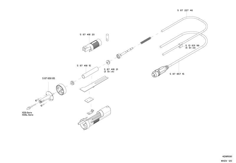 Weller T0058741815-P5-M Tüp Kağıt Filtre Vakum Havya Yedeği 5lik Paket